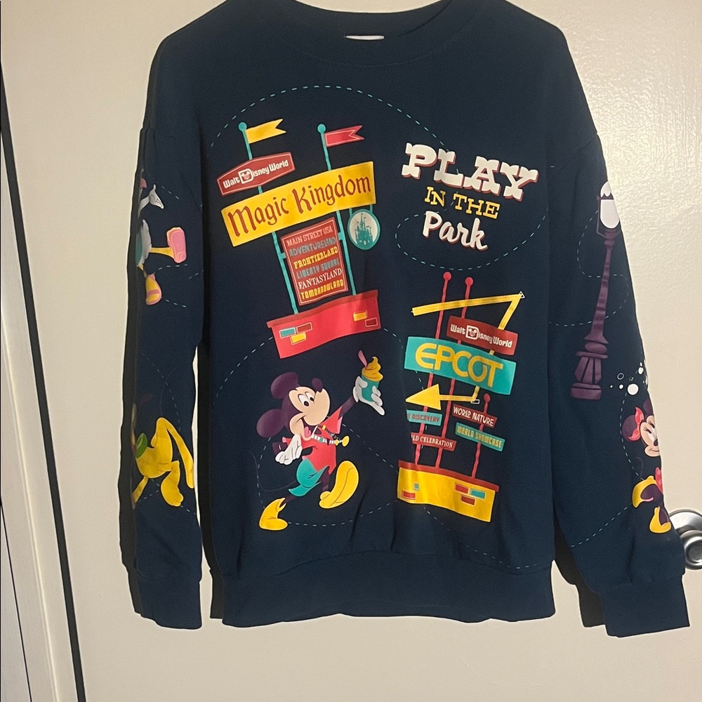 Disney Magic Kingdom Navy Sweatshirt